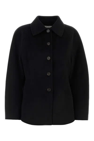 Rohe Women's Wool Blend Jacket With Cashmere In Black
