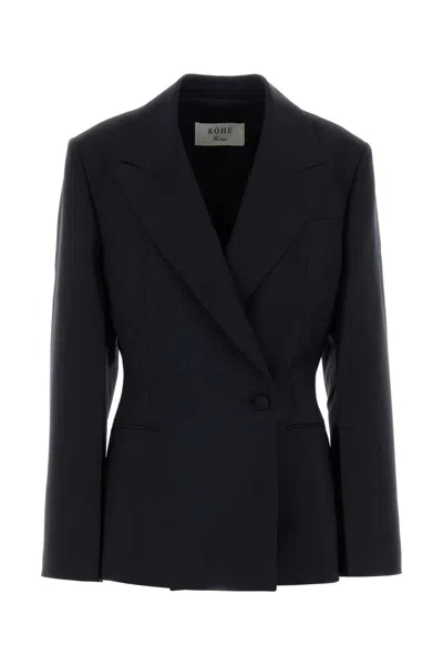 ROHE ROHE WOMEN'S WOOL-MOHAIR BLEND BLAZER