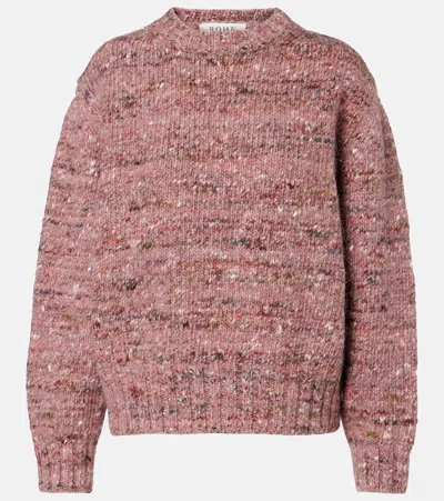 Rohe Róhe Wool, Alpaca, And Silk Sweater In Pink