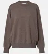 Rohe Wool And Cashmere-blend Sweater In Brown