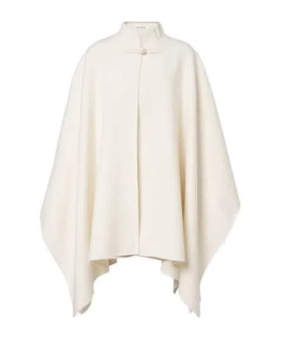 Rohe Wool And Cashmere Poncho In Neutral