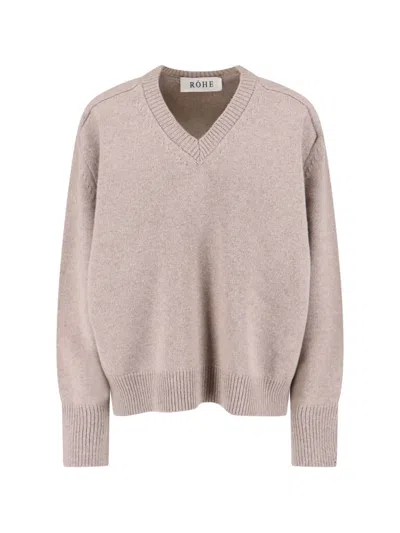 Rohe Wool And Cashmere Sweater In Neutral