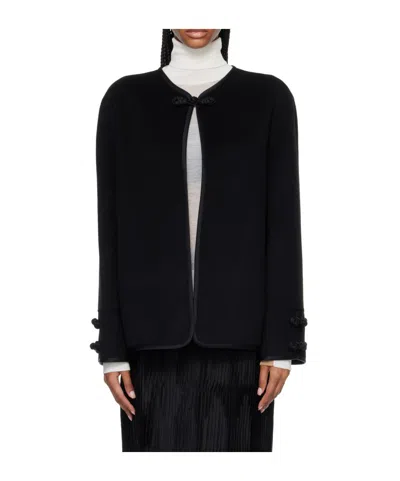Rohe Wool And Cashmere-blend Jacket In Black