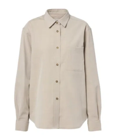 Rohe Wool And Silk Shirt In Neutral