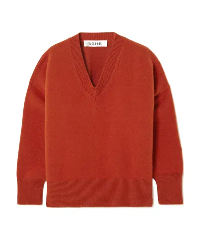 Rohe Wool-blend Sweater In Orange