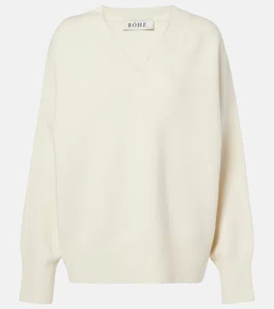 Rohe Wool-blend Sweater In White