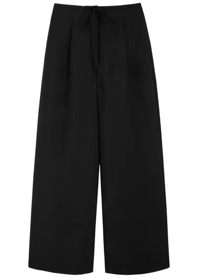 Rohe Wool-blend Trousers In Black
