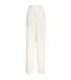 Rohe Recycled Material Trouser With Wide Leg In White
