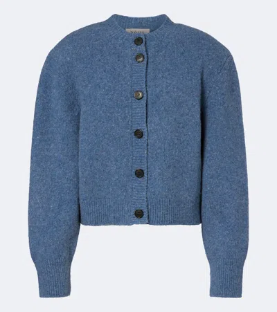 Rohe Róhe Wool Cardigan In Blue