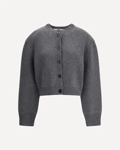 Rohe Wool Cardigan In Gray