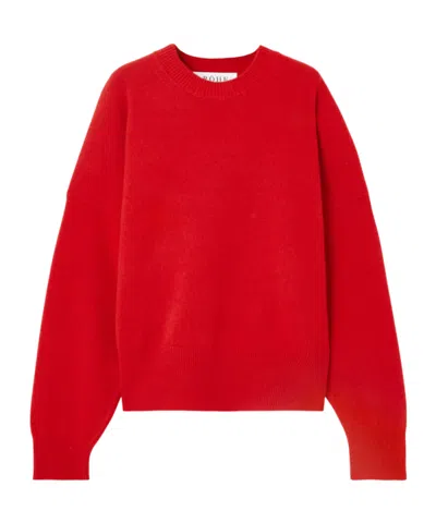 Rohe Wool Cardigan In Red