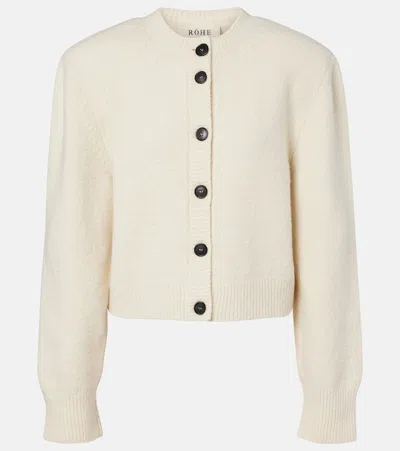 Rohe Wool Cardigan In Neutral