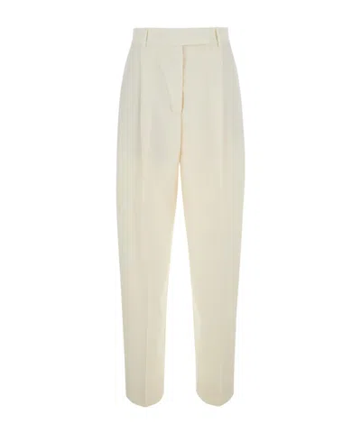 Rohe Wool Casual Pants In Neutral