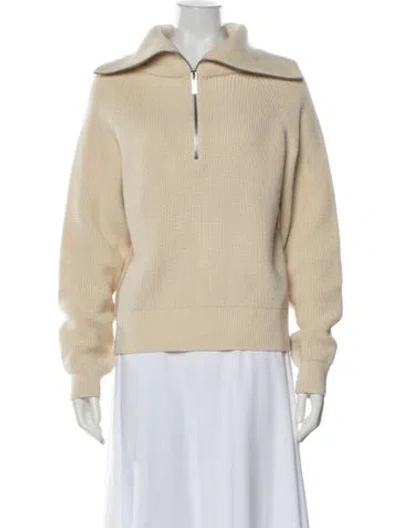 Pre-owned Rohe Wool Cowl Neck Sweater In Neutral