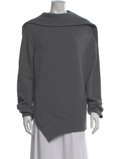 Pre-owned Rohe Wool Crew Neck Sweater In Gray