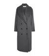 Rohe Scarf-effect Wool And Cashmere-blend Coat In Gray