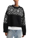 Rohe Róhe "fair-isle" Knitted Jumper In Black