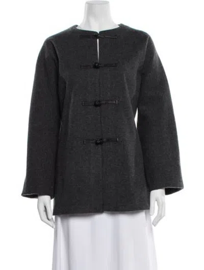 Pre-owned Rohe Wool Jacket In Grey