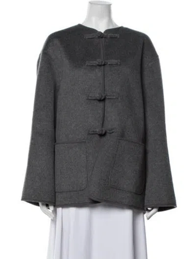 Pre-owned Rohe Wool Jacket W/ Tags In Grey