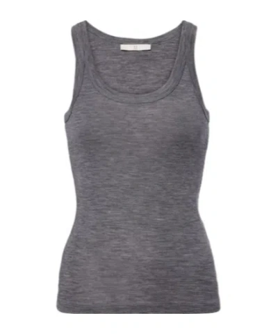 Rohe Wool Jersey Tank Top In Gray