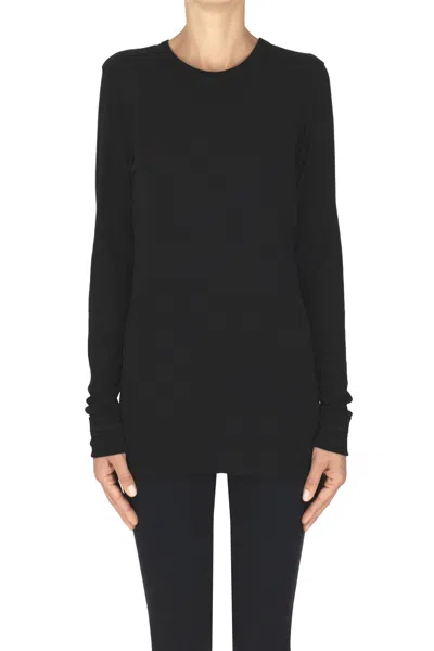 Rohe Wool Knit T-shirt In Black