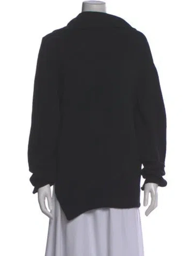 Pre-owned Rohe Wool Mock Neck Sweater In Gray