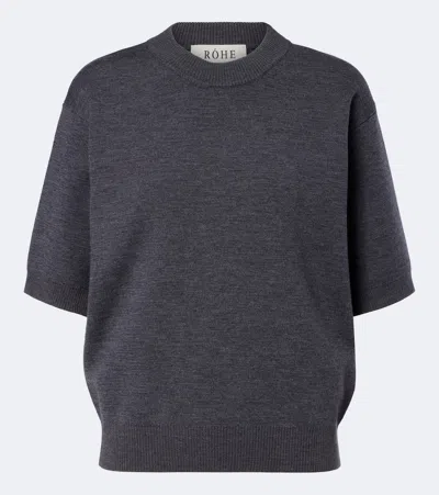Rohe Róhe Wool Sweater In Gray