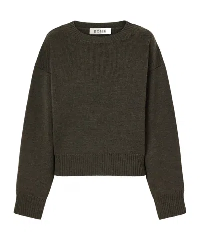 Rohe Wool Sweater In Green