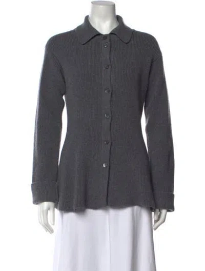 Pre-owned Rohe Wool Sweater In Grey