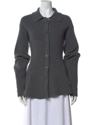 Pre-owned Rohe Wool Sweater In Grey