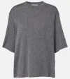 Rohe Round Neck Short-sleeved T-shirt In Gray