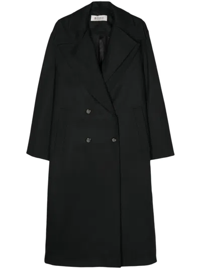 ROHE RÓHE WOOL TAILORING SCARF COAT