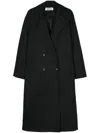 ROHE RÓHE WOOL TAILORING SCARF COAT
