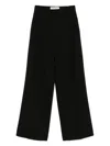 Rohe Tailored Wool-blend Trousers In Black