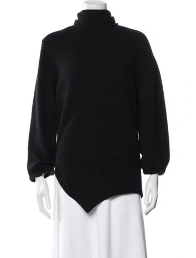 Pre-owned Rohe Wool Turtleneck Sweater In Black