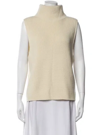 Pre-owned Rohe Wool Turtleneck Sweater In Neutral