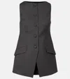 Rohe Róhe Wool Vest In Gold