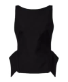 Rohe Wool-blend Top In Black