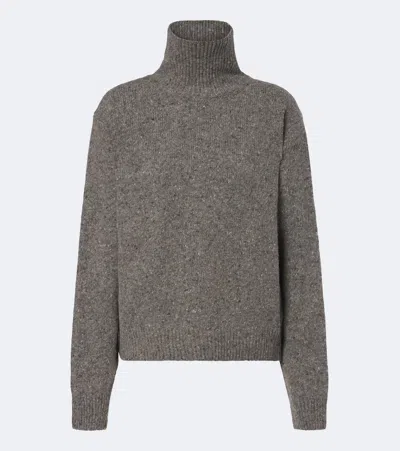 Rohe Wool-blend Turtleneck Sweater In Gray