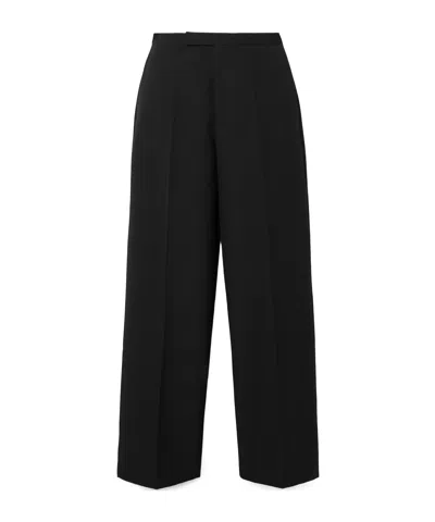 Rohe Woven Straight Leg Casual Pants In Black
