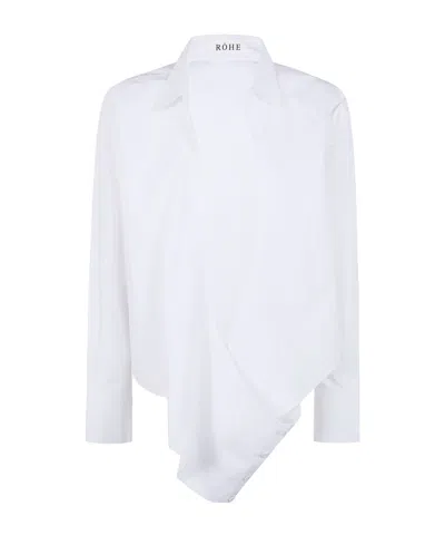 Rohe Wrap Shirt In White