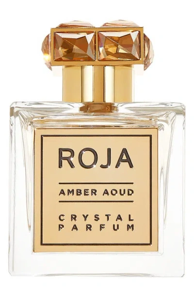 Roja Amber Aoud Crystal Parfum In Transparent