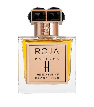 Roja Black Tier Parfum In White