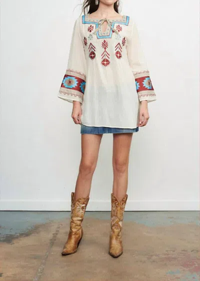 Roja Collection Summer Harvest Tunic In Oatmeal In Beige