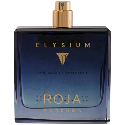 Roja Parfums Men's Elysium Edp Spray 3.4 oz (tester) Fragrances 5060399671330 In Black / Pink