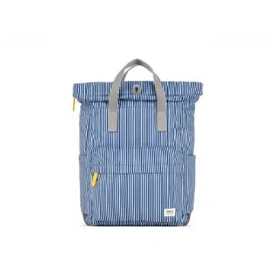 Roka Canfield B Medium Recycled Canvas Backpack In Blue