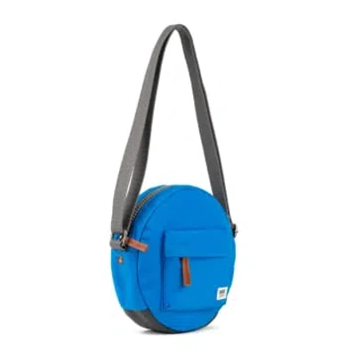 Roka Cross Body Shoulder Bag Paddington B Recycled Repurposed Sustainable Nylon In Neon Blue