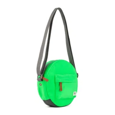 Roka Cross Body Shoulder Bag Paddington B Recycled Repurposed Sustainable Nylon In Shamrock In Green
