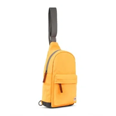 Roka Cross Body Shoulder Scooter Bag Willesden B Large Recycled Repurposed Sustainable Nylon In Sorbet In Orange