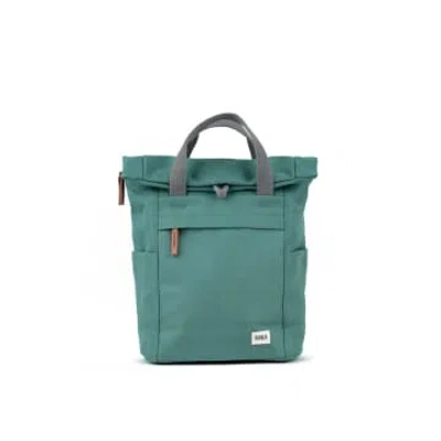 Roka Finchley A Medium Recycled Canvas Backpack In Green